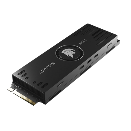 ARES AEROFIN M.2 2280 PCIe Gen5x4 NVMe Active SSD Cooler
