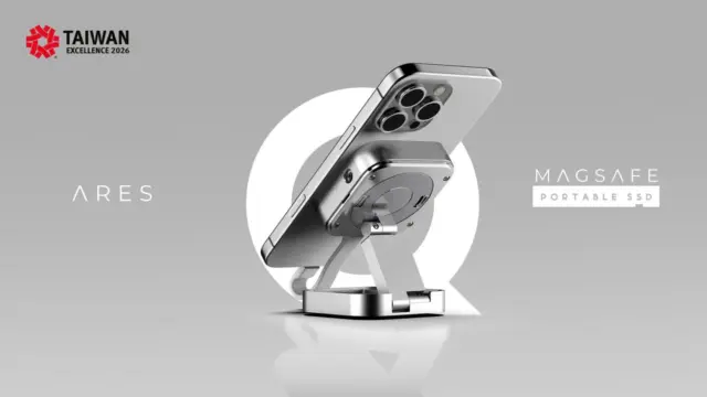 🥳Congratulations to the ARES Q4+ MagSafe Portable SSD for winning the 2026 Taiwan Excellence Award!🏆
The ARES Q4+ delivers up to 4,000/3,600 MB/s USB4 Gen3x2 transfer speeds and up to 32TB of storage capacity.It’s compatible with a wide range of USB-C devices and supports direct recording on cameras, laptops, tablets, Android devices, iPad Pro, Sony A-series, Steam Deck, and MacBook.
Q4+ redefines mobile storage as a true portable creation hub, offering creators, gamers, and mobile professionals the speed, flexibility, and productivity they need—anytime, anywhere.😎

#2026TaiwanExcellenceAward #SSD #PortableSSD #iphone17pro #Magsafe #Datotek #達多科技 #2026台灣精品獎