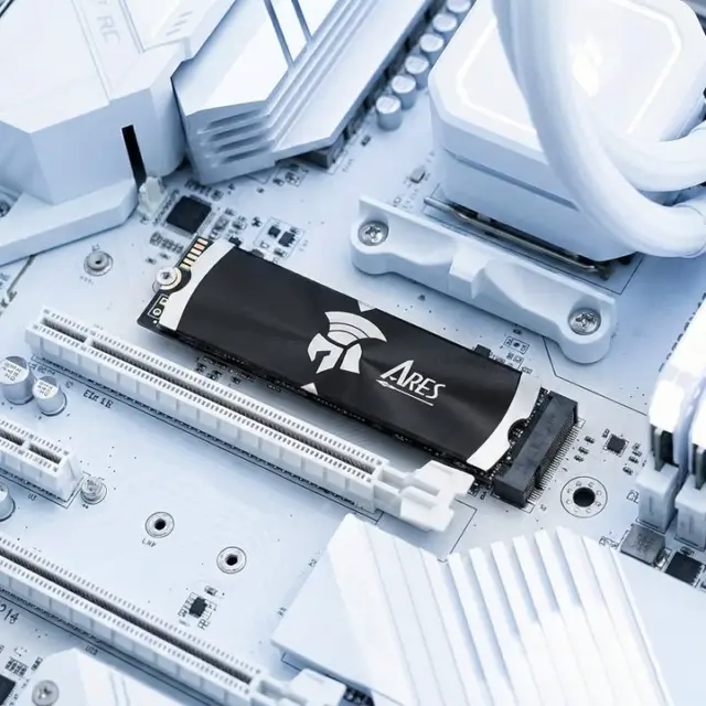 🦾Elevate your PC build with the ARES PCIe Gen4x4 SSD, featuring a stunning aluminum heat spreader that looks as good as it performs.Designed for the modern gamer, it fits perfectly into any clean, stylish setup while delivering the high-speed power needed for demanding AAA games. Don't let a slow drive hold you back—or kill your vibe.😎