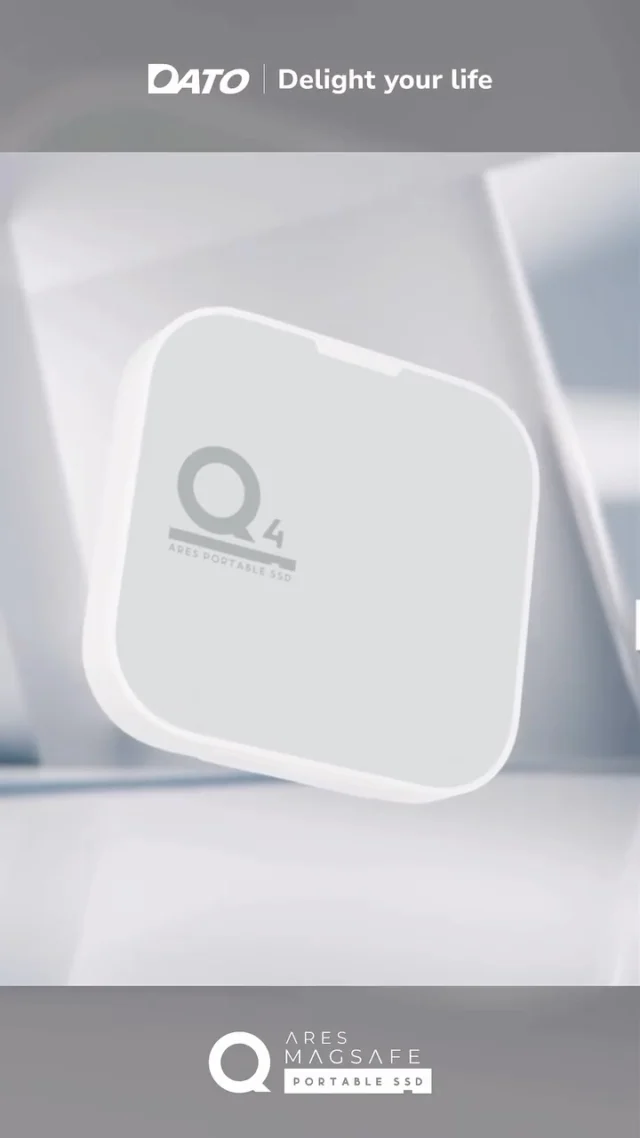 ⚡Need the world’s fastest portable SSD?⚡

✔️ Blazing fast: Up to 4,000MB/s read & 3,600MB/s write with true 40Gbps USB4.
✔️ 4K ProRes Ready: Record 4K HDR ProRes video directly to SSD, no transfers.
✔️ Wide compatibility: Works with Windows, macOS, iPhone, Android, and Steam Deck.
✔️ Ultra light & tough: Just 40g, with durable shock-resistant aluminum design.
✔️ Seamless sharing: Share high-quality media freely via versatile USB Type-C.

Whether you’re filming 4K footage, editing anywhere, or sharing projects across devices, ARES Q4 keeps your workflow fast, reliable, and unstoppable.

#ARESQ4 #externalssd #magsafe #datotek